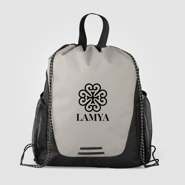 Jotun Rucksack aus recyceltem Polyester mit Seitentaschen und Kordelzug - 10 L