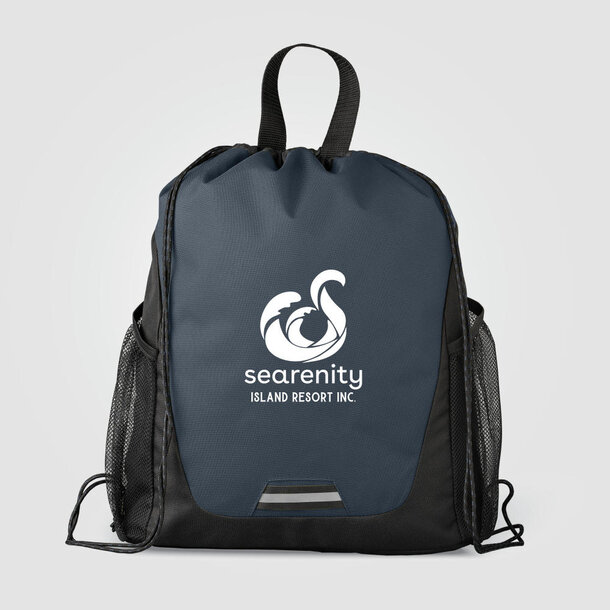Jotun Rucksack aus recyceltem Polyester mit Seitentaschen und Kordelzug - 10 L