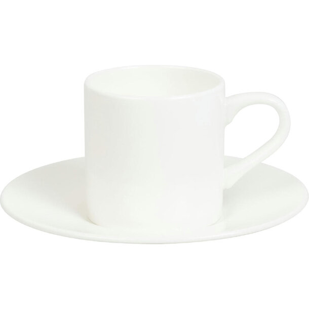 KÖNITZ Espressobecher KCB304  mit Untertasse - Bone Porzellan