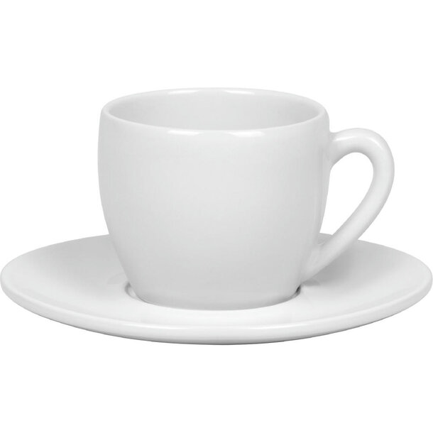 KÖNITZ Porzellan Becher / Tasse mit Untertasse Coffee Bar FOUR