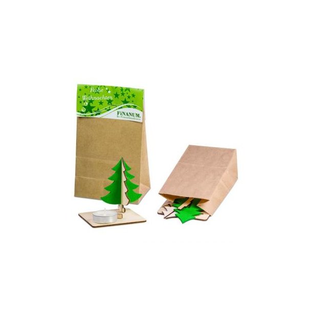 Kerzenständer Tannenbaum mit Lasergravur