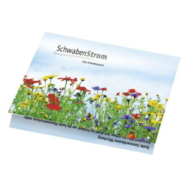 Klappkärtchen Blumenstrauß
