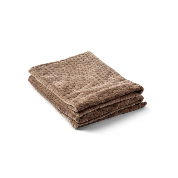 Kosta Linnewafveri Fleece Plaid Jaquard 130x170 cm