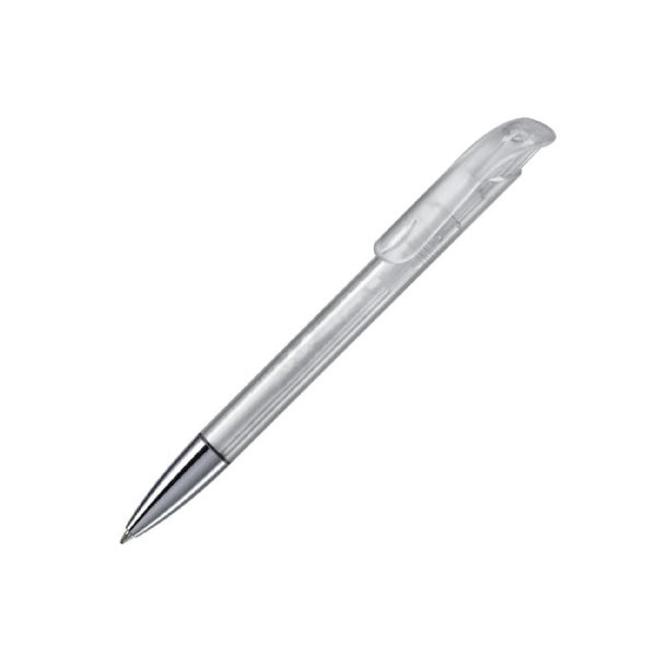 Kugelschreiber Atlas Transparent mit Metallspitze 
