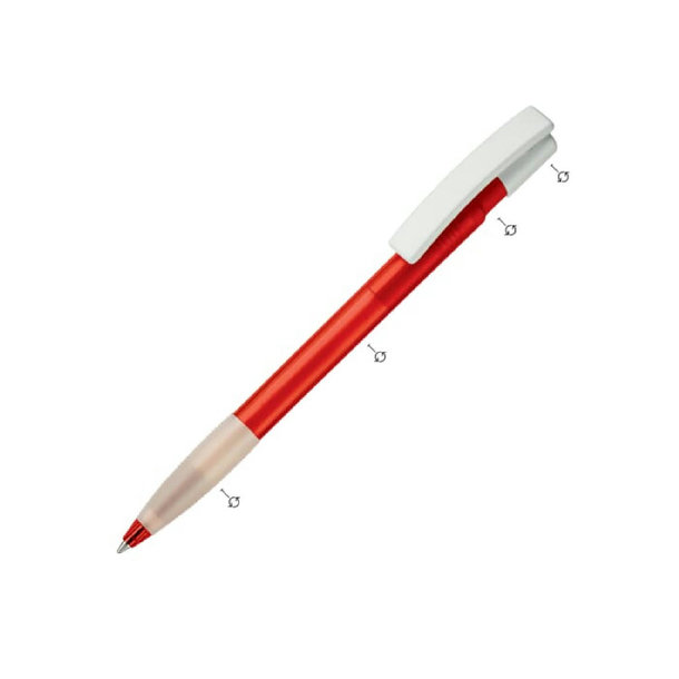 Kugelschreiber Nash Combi mit Gummigriff