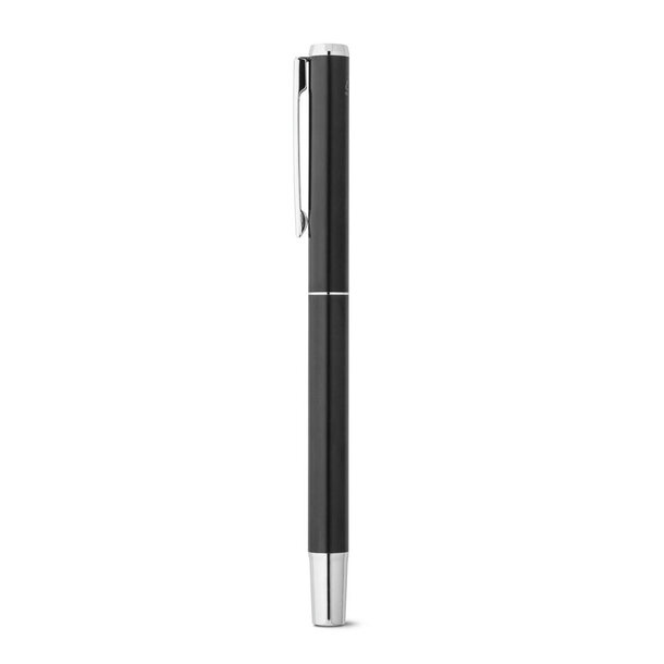 LEAH. Roll- und Kugelschreiber aus Aluminium (94% rAL) mit Clip
