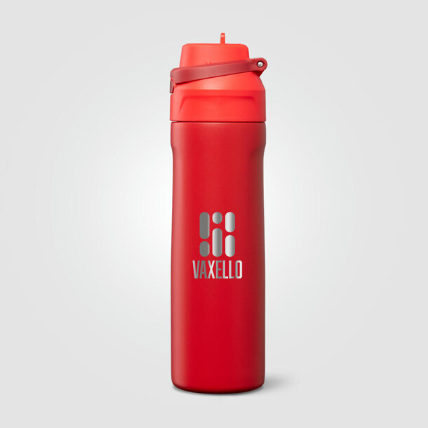 Lynk Trinkflasche mit Trinkhalm-Deckel und  wasserdicht aus recyceltem Edelstahl - 680 ml