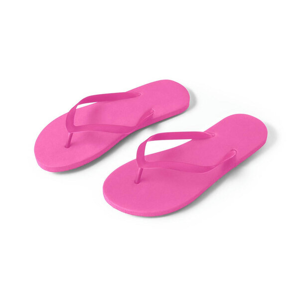 MAUPITI S / M. Bequeme Zehensandalen mit PE-Sohle und PVC-Riemen