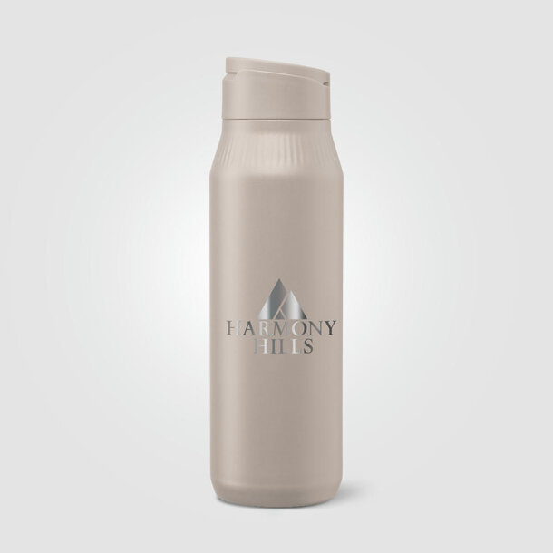 Majesty Selfie-Stand-Trinkflasche aus Edelstahl - 750 ml