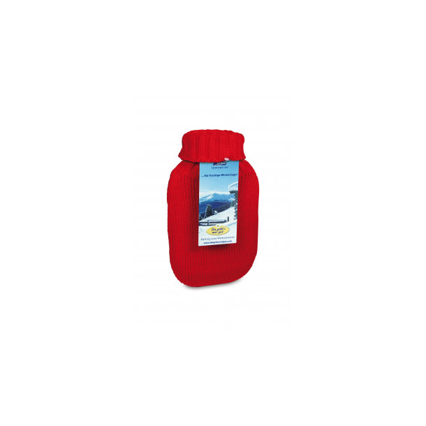 Mini-Wärmflasche mit Werbekarte