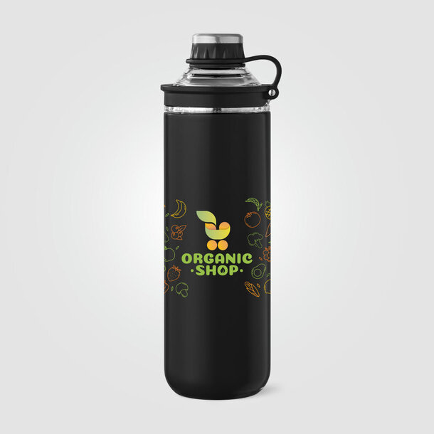 Oasis Recycling-Edelstahlflasche mit Verschluss-Griff - 680 ml