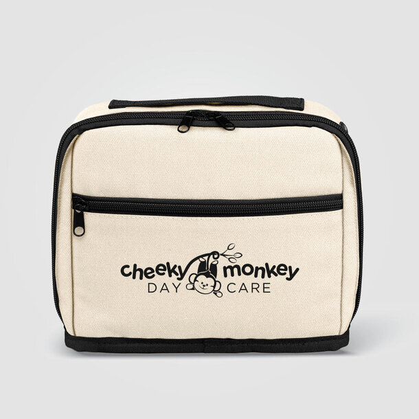 Odyssey Organiser-Tasche mit Reißverschluss aus 540 g/m² recycelter Baumwolle – 1,7 L