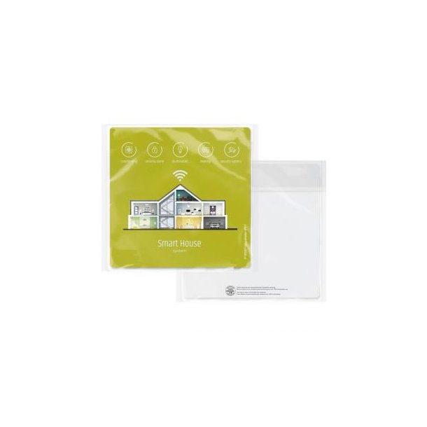 POLYCLEAN rPET Displaytuch 20x20 cm im Cellulosebeutel, All-Inclusive-Paket 