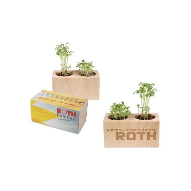 Pflanz-Holz 2er Set