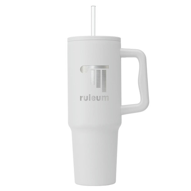 Polar Pro - 1180 ml Recycling-Edelstahlbecher mit Trinkhalm - Doppelwandig