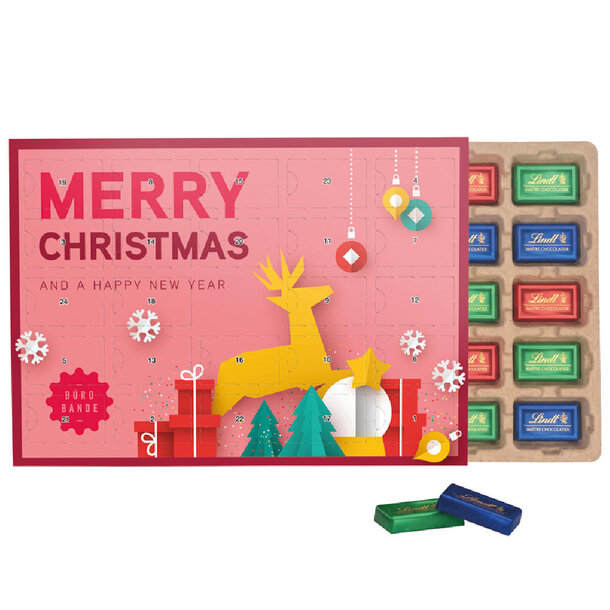Premium Tisch Adventskalender Eco