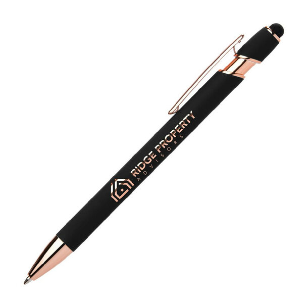 Prince Softy Roségold Executive Kugelschreiber - m/Stylus