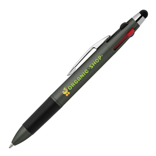 Quattro Softy Metallic Multi-Tinten Kugelschreiber - m/Stylus