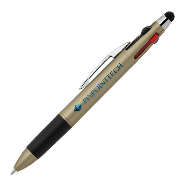 Quattro Softy Metallic Multi-Tinten Kugelschreiber - m/Stylus