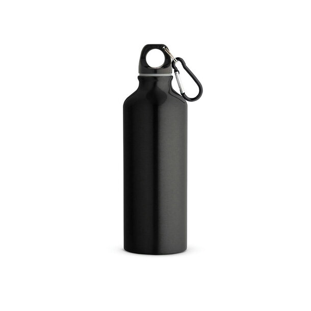 RE-LANDSCAPE M. Flasche aus recyceltem Aluminium (100% rAL) 530 mL mit Karabiner