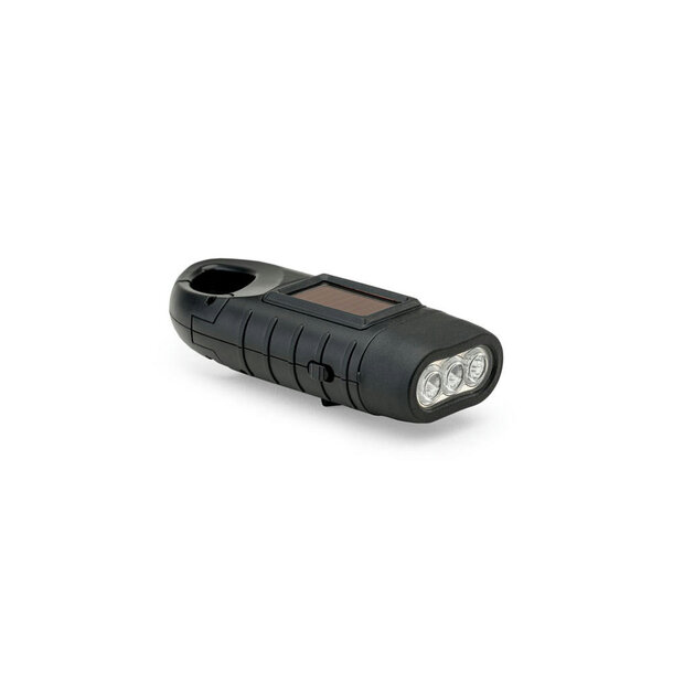 SOLARKY. Kompakte 0.5 W ABS-Taschenlampe mit 3 weißen LEDs mit 90 Lumen