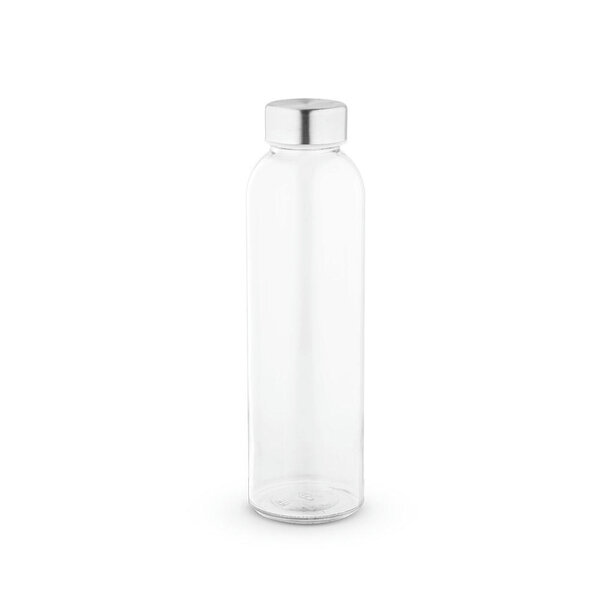 SOLER. Glasflasche sublimations und Edelstahlverschluss 500 ml