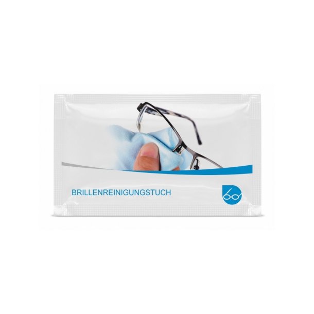 Sachet mit Brillenreinigungstuch