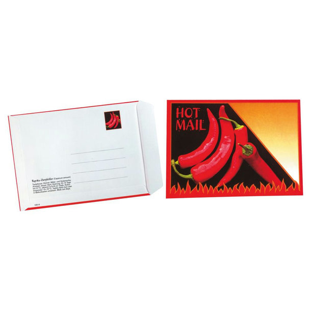Samen-Briefkarte Hot Mail 115 x 156 mm