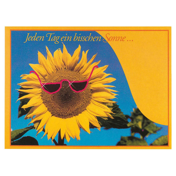 Samen-Briefkarte Sonne 115 x 156 mm