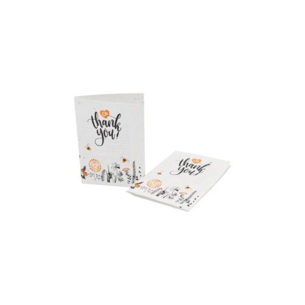 Samenpapier DIN A6 - Klappkarte - 21,0 x 14,8 cm - Thymian 4/4-c