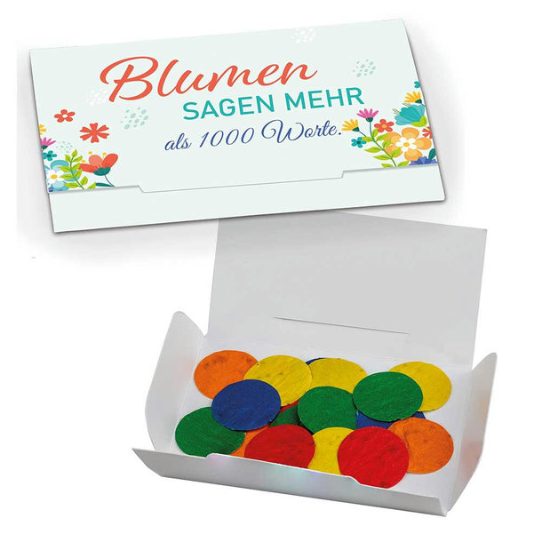 Samenpapier-Konfetti - Rund