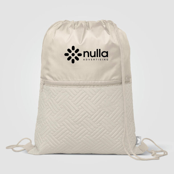 Sora Rucksack mit Kordelzug gesteppt aus recyceltem Material – 6 L