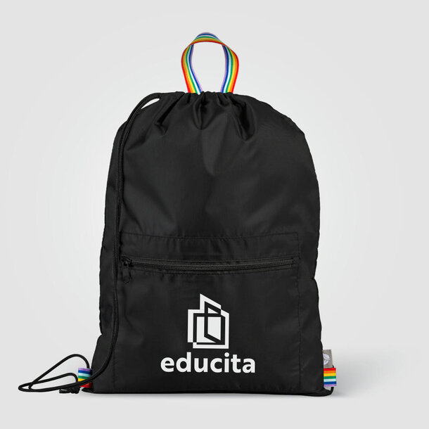 Spectrum Rucksack & Tragetasche aus recyceltem Polyester mit Kordelzug - 8 L