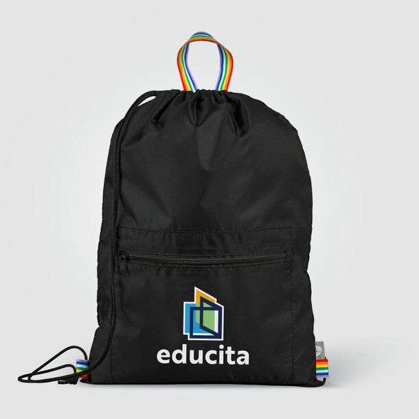 Spectrum Rucksack & Tragetasche aus recyceltem Polyester mit Kordelzug - 8 L