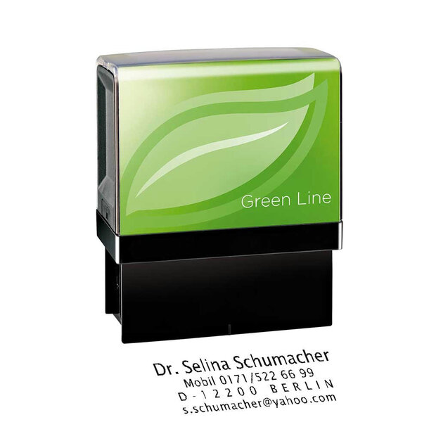 Stempelautomat "Printer Green Line" - Printer 20 - ohne Digitaldruck