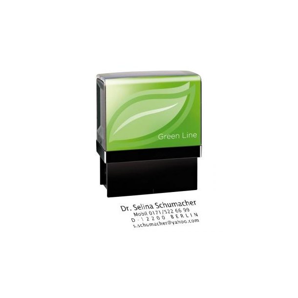 Stempelautomat " Green Line" - mit Digitaldruck