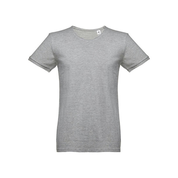 THC SAN MARINO. Kurzärmeliges Herren-T-Shirt aus gekämmter Baumwolle