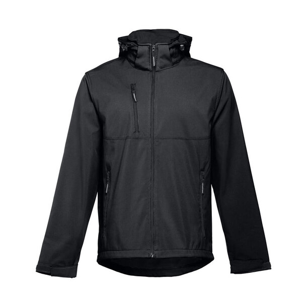 THC ZAGREB. Herren-Softshell-Jacke aus Polyester und Elastan