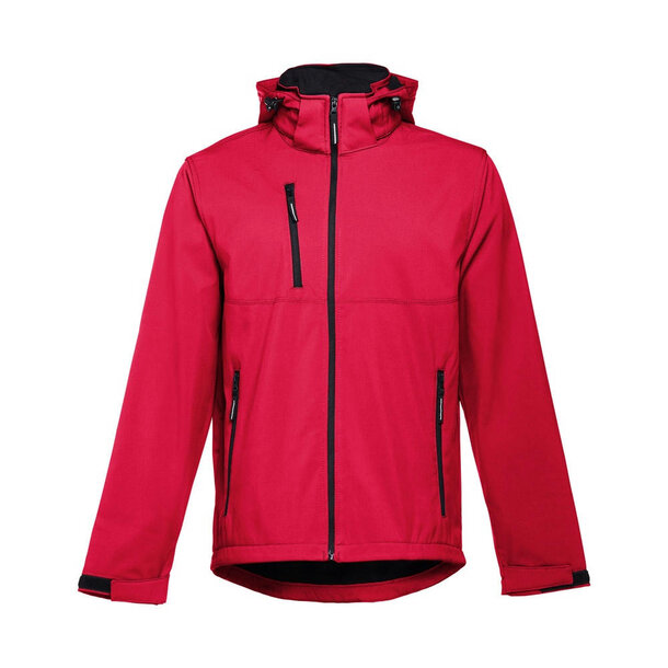 THC ZAGREB II. Herren-Softshell-Jacke aus Polyester und Elastan