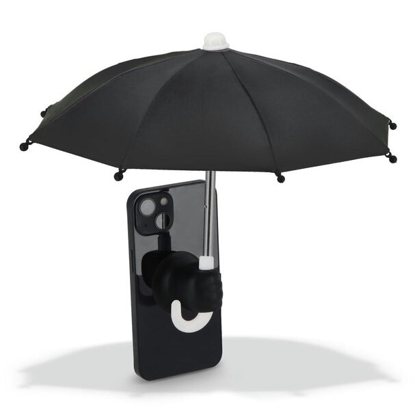 Telefon-Regenschirm mit Saugnapfhalterung 
