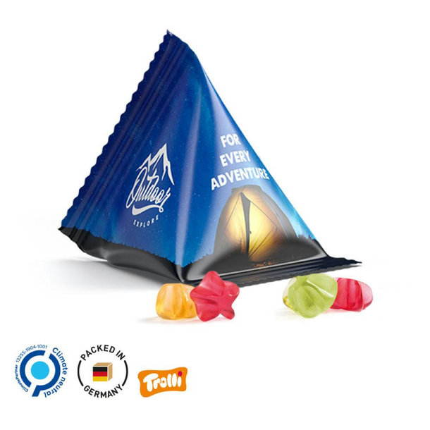 Tetraeder 15 g Trolli Fruchtgummi Standardformen