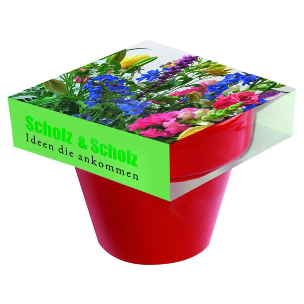 Tontopf Colour Bunte Blumenwelt