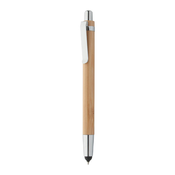 Touchpen mit Kugelschreiber aus Bambus Tashania