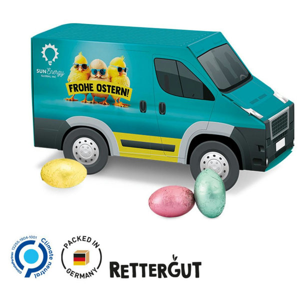Transporter Präsent, Ostern, verschiedene Füllvarianten