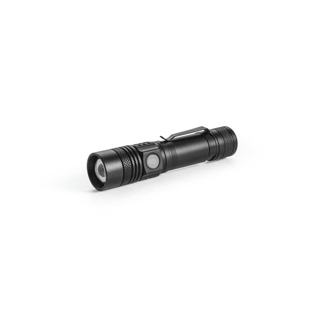 UNGAR. Wiederaufladbare 5 W-recyceltem Aluminium (100% rAL)-Taschenlampe