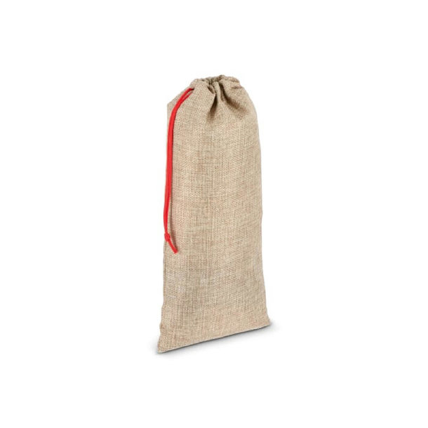 Flaschenetui im Jute-Stil 14 x 34 cm