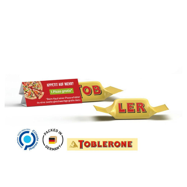 Werbedreieck Mini Toblerone Tiny