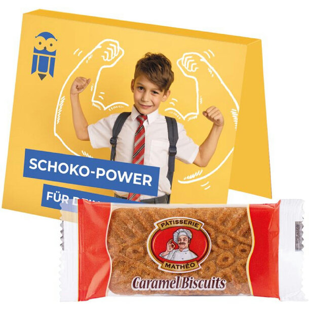 Werbekarte Midi Caramel Biscuits