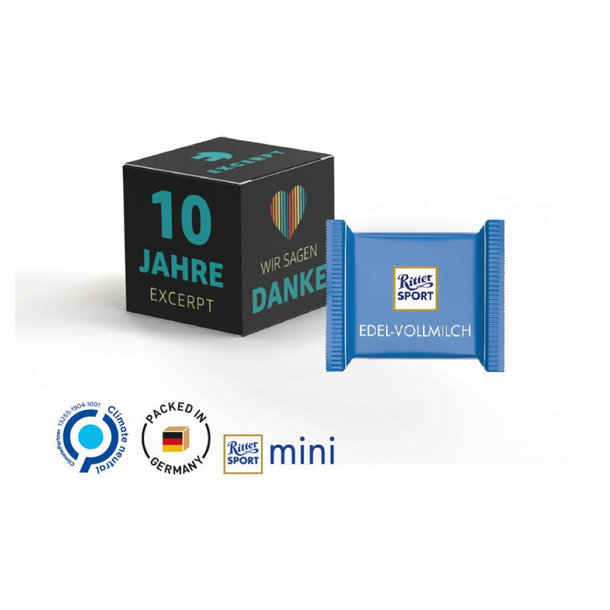 Werbewürfel Ritter SPORT mini