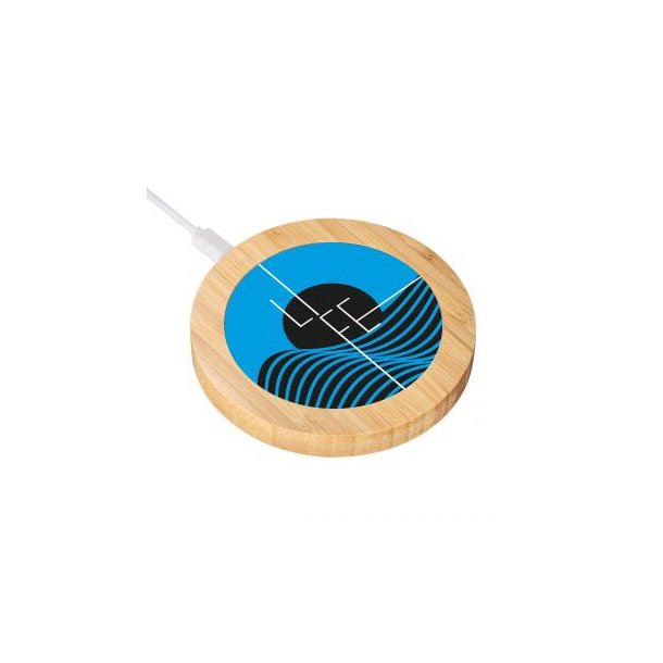 Wireless Charger REEVES-PEORIABambus veredeltes Muster